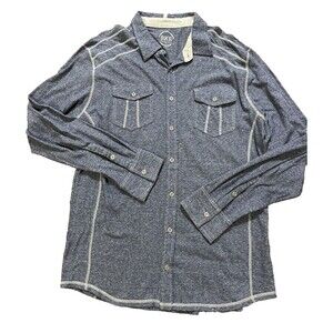 BKE Men's Long Sleeve Button Up Shirt Size XL